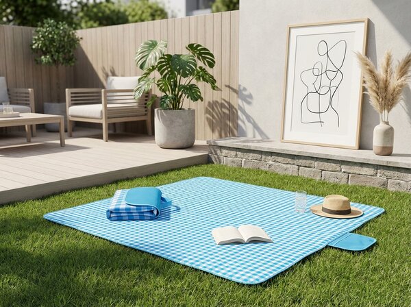 Zložljiva plažna podloga za piknik PIKNIX 145x200 cm - več barv Barva: Oranžna