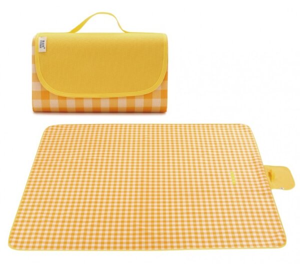 Zložljiva plažna podloga za piknik PIKNIX 145x200 cm - več barv Barva: Oranžna