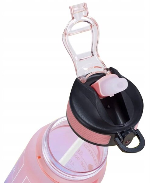 Športni bidon s slamico za vodo 1000ml