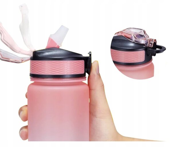 Športni bidon s slamico za vodo 1000ml