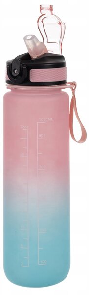 Športni bidon s slamico za vodo 1000ml