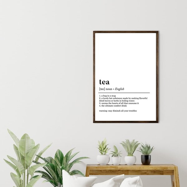 Plakat 50x70 cm Tea – Wallity