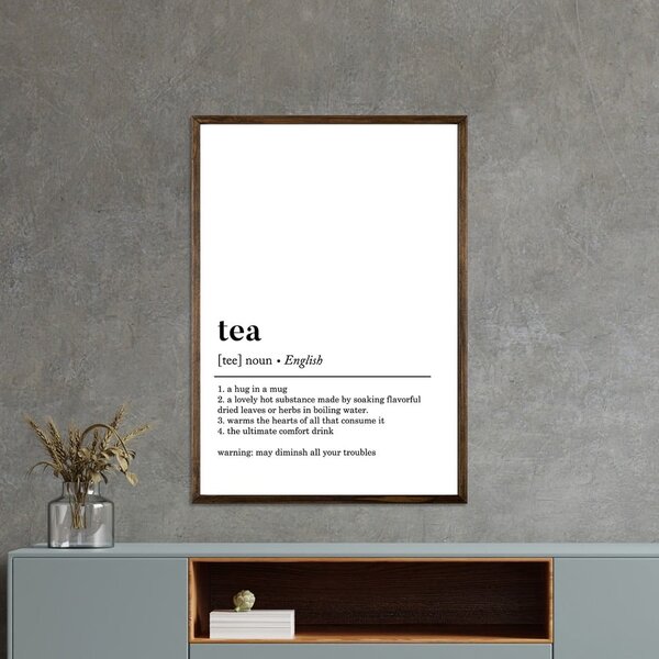 Plakat 50x70 cm Tea – Wallity