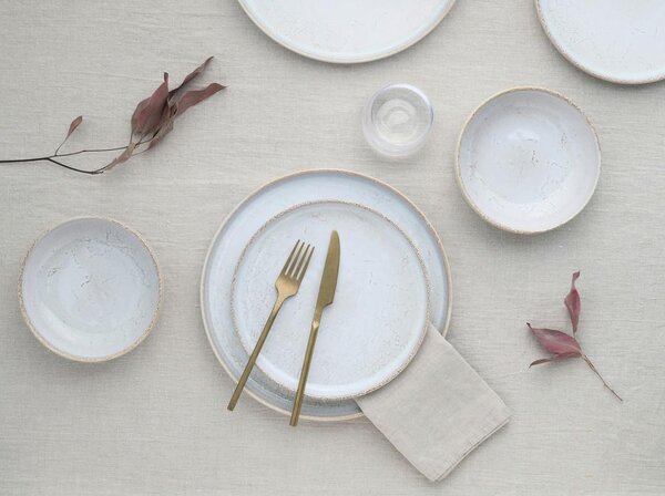 Creatable Jedilni Servis Vintage Offwhite, 12-Delni
