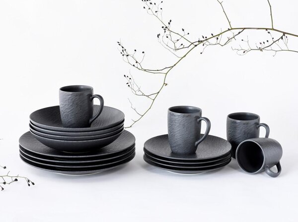 Creatable Kombinirani Servis Schiefer Black, 16-Delni