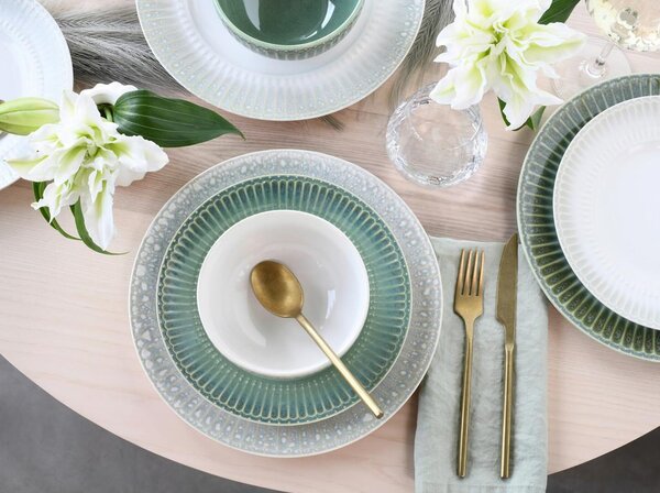 Creatable Jedilni Servis Celadon Mix, 12-Delni