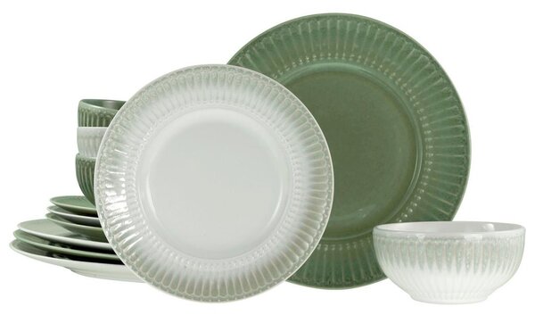 Creatable Jedilni Servis Celadon Mix, 12-Delni
