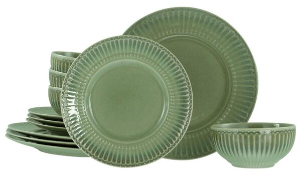 Creatable Jedilni Servis Celadon Green, 12-Delni