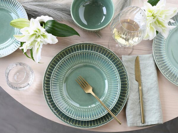 Creatable Jedilni Servis Celadon Green, 12-Delni