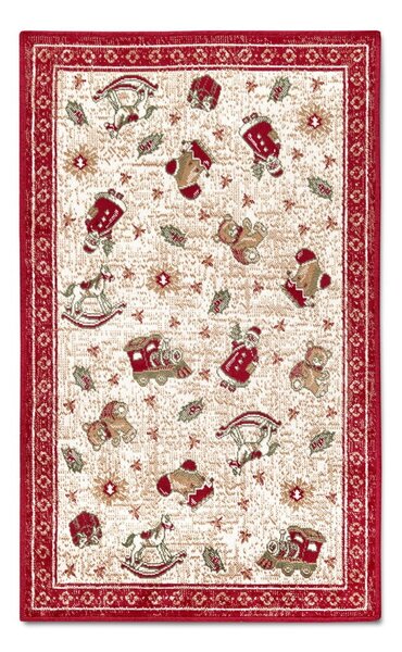 Rdeča preproga z božičnim motivom iz mešanice bombaža 50x80 cm Toy's Delight Red Christmas – Villeroy&Boch