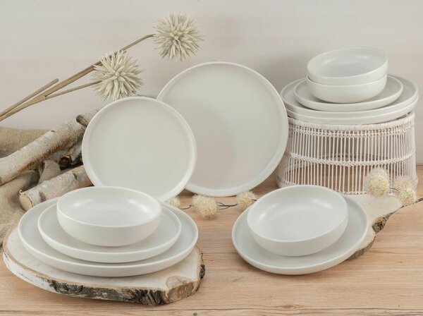 Creatable Jedilni Servis Uno Offwhite, 12-Delni