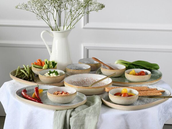 Creatable Jedilni Servis Emiliana Green, 12-Delni