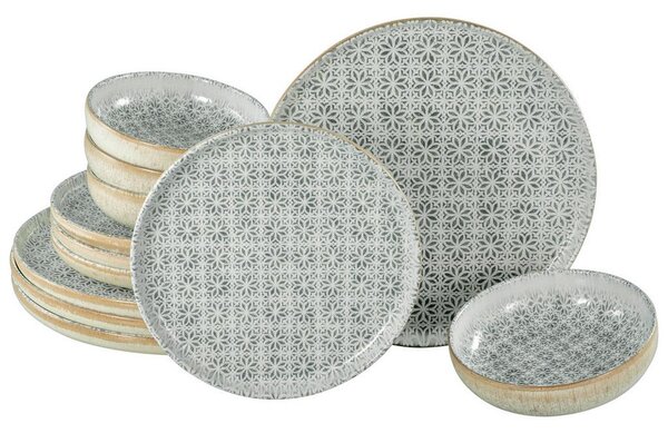 Creatable Jedilni Servis Emiliana Grey, 12-Delni