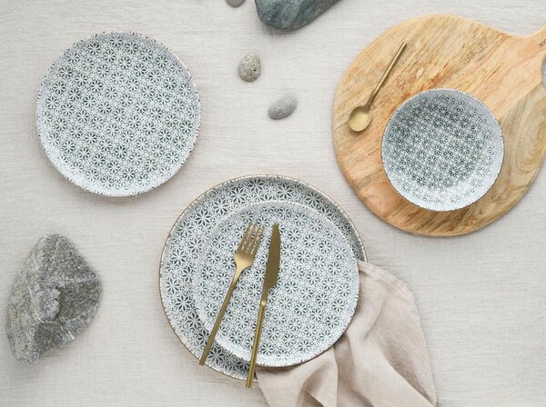 Creatable Jedilni Servis Emiliana Grey, 12-Delni