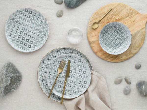 Creatable Jedilni Servis Emiliana Grey, 12-Delni