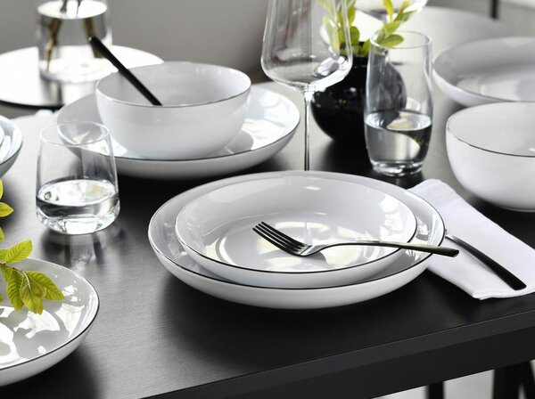 Creatable Jedilni Servis All Round Black Line, 12-Delni