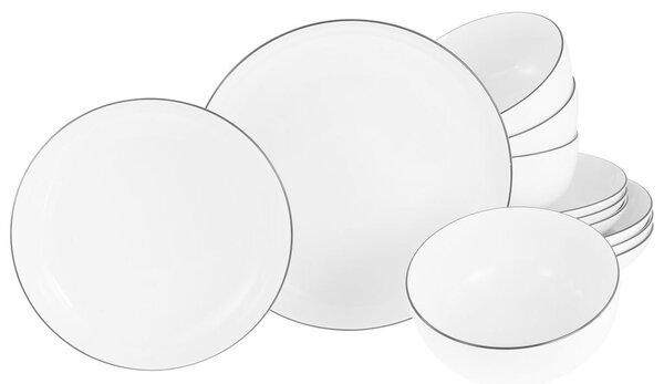 Creatable Jedilni Servis All Round Black Line, 12-Delni