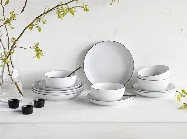 Creatable Jedilni Servis All Round Black Line, 12-Delni