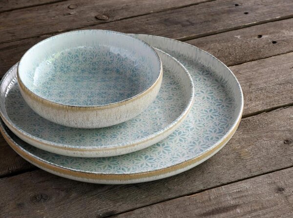 Creatable Jedilni Servis Emiliana Blue, 12-Delni