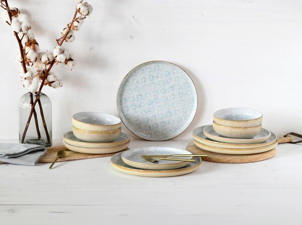 Creatable Jedilni Servis Emiliana Blue, 12-Delni