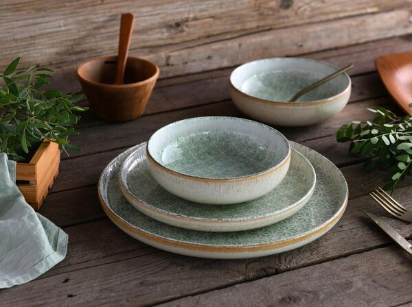 Creatable Jedilni Servis Emiliana Green, 12-Delni
