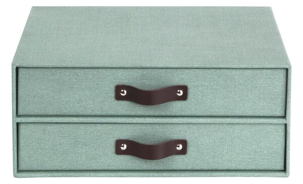Zelen kartonast organizator za predale Birger Canvas Paper Laminate – Bigso