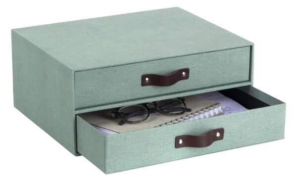 Zelen kartonast organizator za predale Birger Canvas Paper Laminate – Bigso