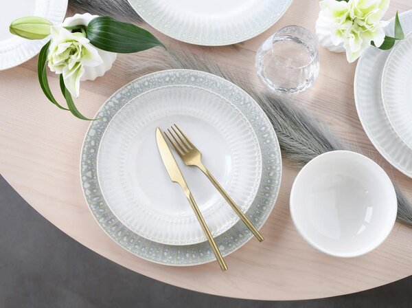 Creatable Jedilni Servis Celadon Beige, 12-Delni