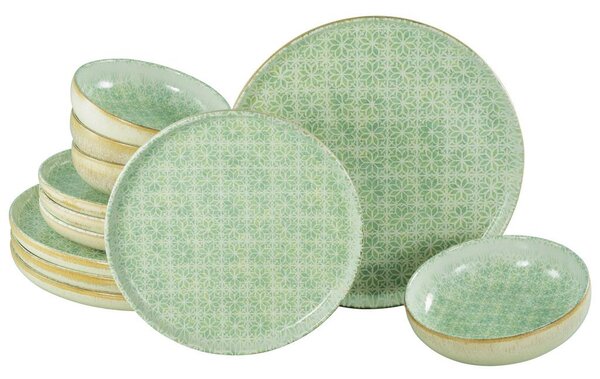Creatable Jedilni Servis Emiliana Green, 12-Delni