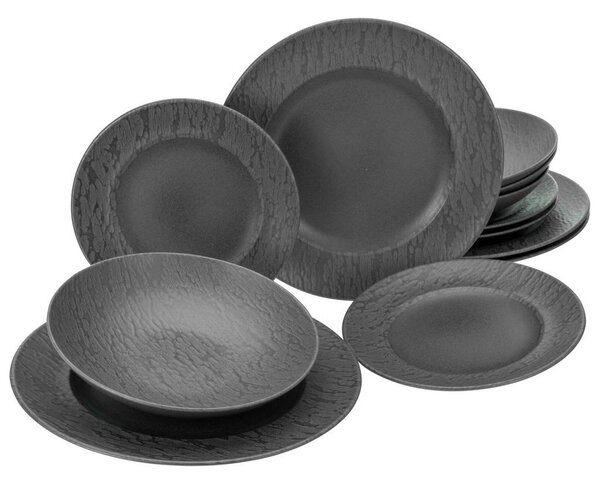 Creatable Jedilni Servis Schiefer Black, 12-Delni