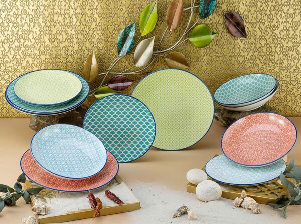 Creatable Jedilni Servis Mediterran, 12-Delni
