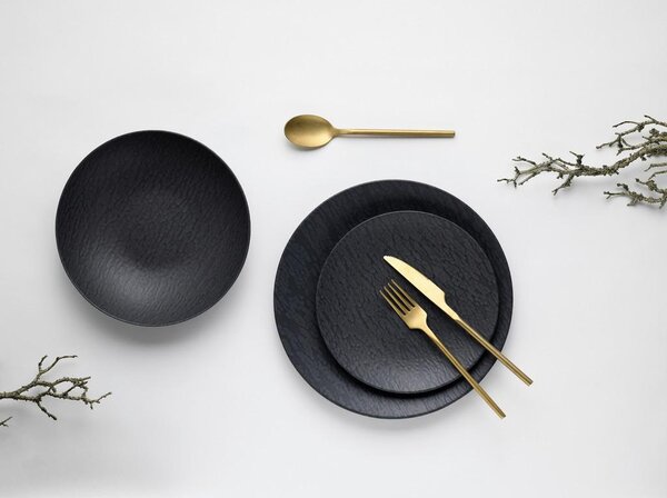 Creatable Jedilni Servis Schiefer Black, 12-Delni