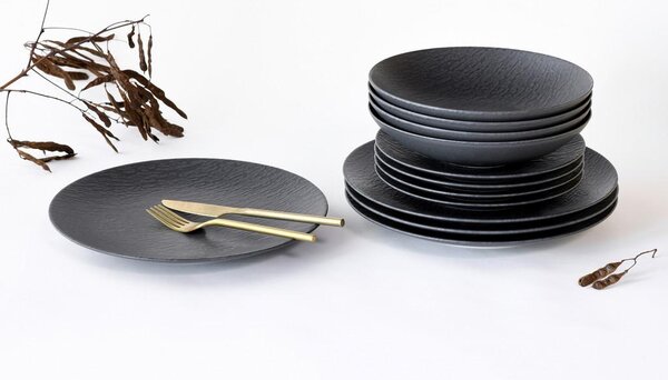 Creatable Jedilni Servis Schiefer Black, 12-Delni