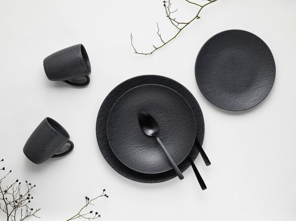 Creatable Jedilni Servis Schiefer Black, 12-Delni