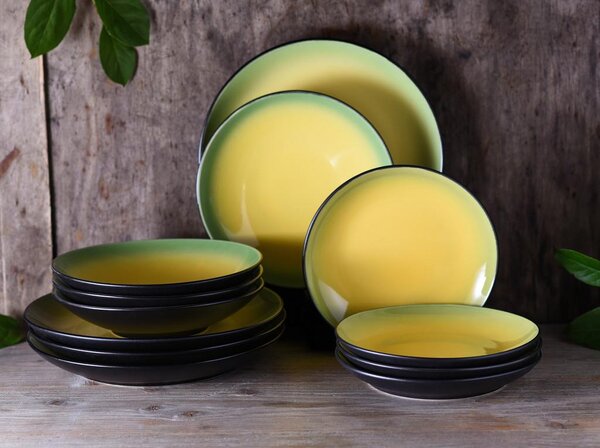 Creatable Jedilni Servis Hot Green, 12-Delni