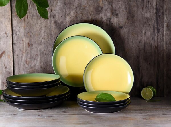 Creatable Jedilni Servis Hot Green, 12-Delni