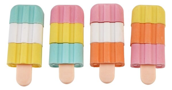 Komplet 3 dišečih radirk Ice Lolly - Rex London