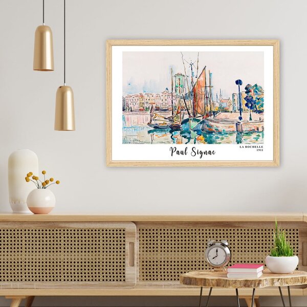 Plakat z okvirjem 75x55 cm Paul Signac – Wallity