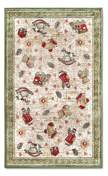 Zelena preproga z božičnim motivom iz mešanice bombaža 50x80 cm Toy's Delight Green Christmas – Villeroy&Boch