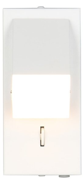 Bela LED stenska svetilka Raglan – Trio