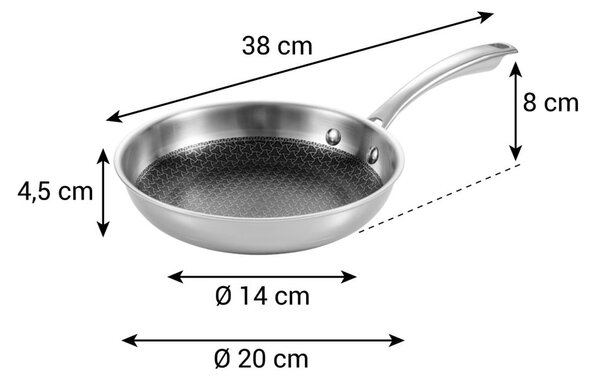 Ponev ø 20 cm SteelCraft – Tescoma