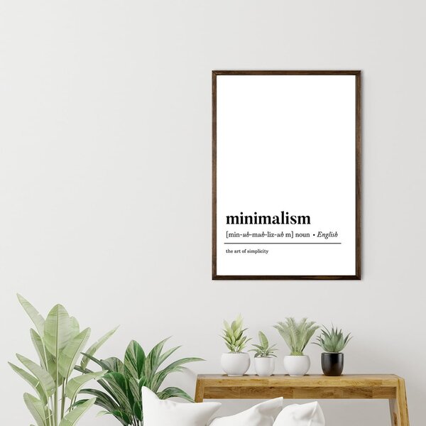 Plakat 50x70 cm Minimalism – Wallity