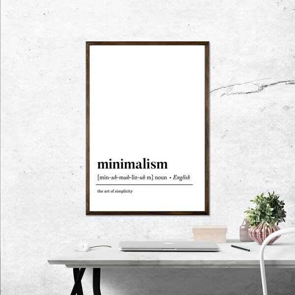 Plakat 50x70 cm Minimalism – Wallity