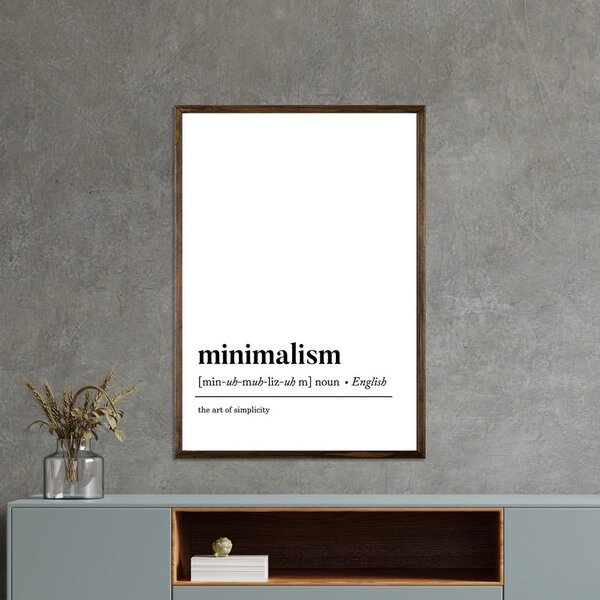 Plakat 50x70 cm Minimalism – Wallity