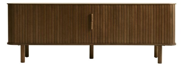 Rjava TV omarica v hrastovem dekorju 56x160 cm Cavo – Unique Furniture