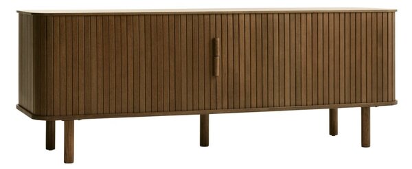 Rjava TV omarica v hrastovem dekorju 56x160 cm Cavo – Unique Furniture