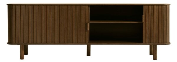 Rjava TV omarica v hrastovem dekorju 56x160 cm Cavo – Unique Furniture