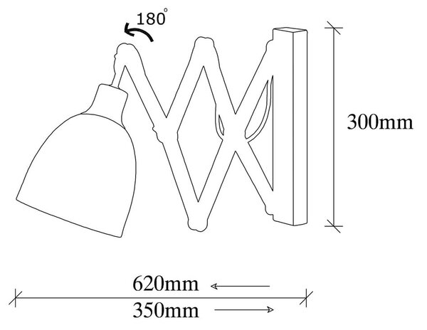 Črna/bronasta stenska svetilka ø 16 cm Sivani – Opviq lights