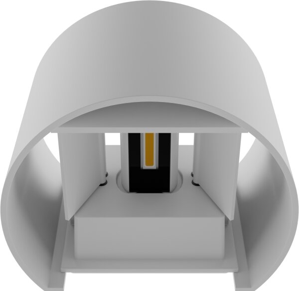 APLED - LED Zunanja stenska svetilka OVAL 2xLED/3W/230V IP65