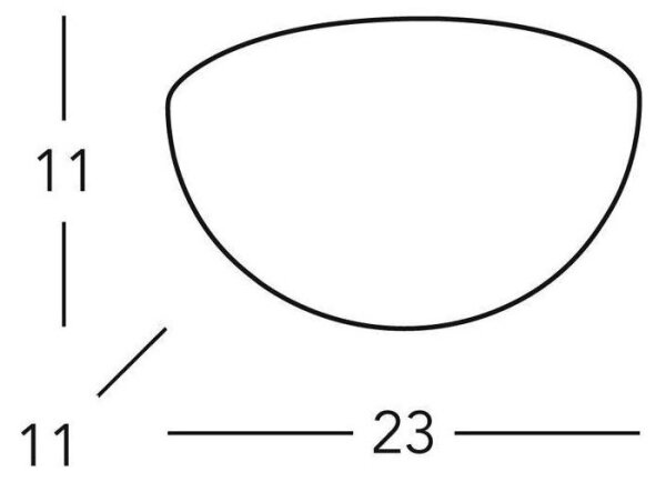 Kolarz 588.66 - Stenska svetilka BISQUITT 1x E27/75W/230V